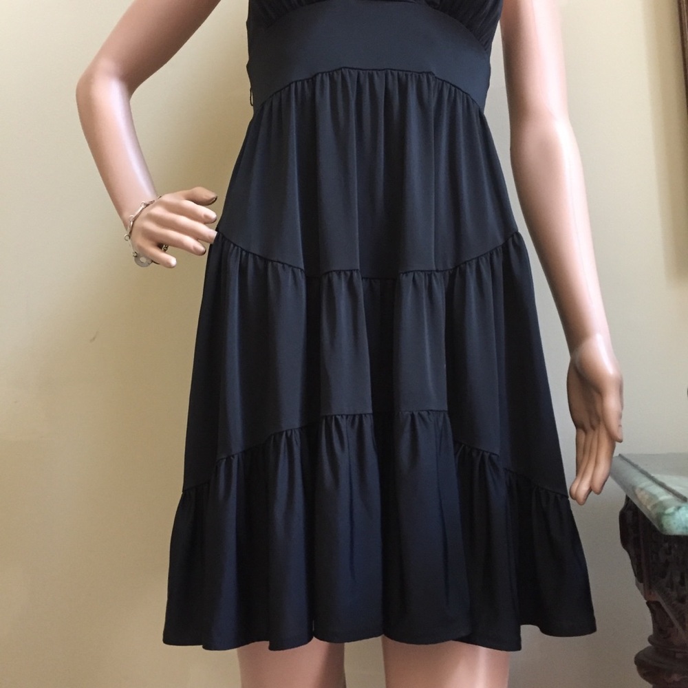 Susie Rose Black Dress, Size 3/5, EUC - Picture 3 of 6